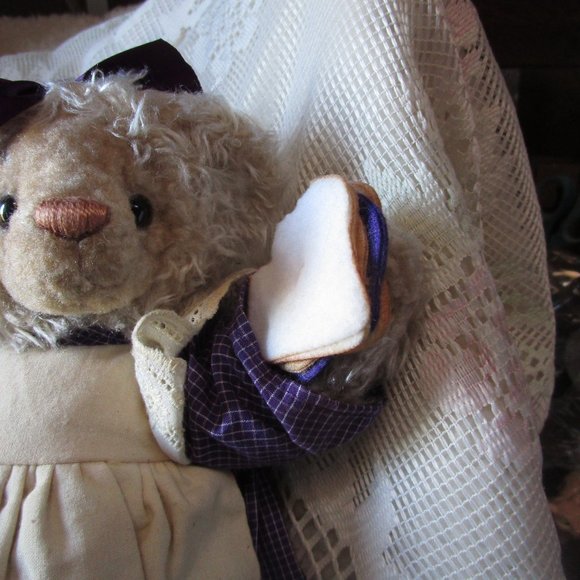 Vintage Douglas Cuddle Toys Welchs Teddy Bear Fully Jointed New with Tags 12" - Picture 5 of 5